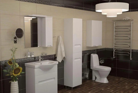 Шкаф пенал Orange Рио 40 PR 40-05KR с бельевой корзиной Белый Шкаф пенал Orange Рио 40 PR 40-05KR с бельевой корзиной Белый