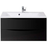 Тумба под раковину BelBagno Marino 90 MARINO-900-2C-SO-NL-P подвесная Nero Lucido