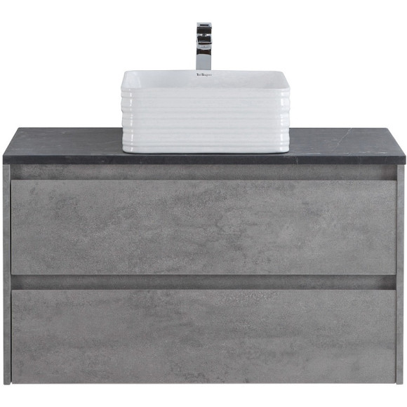 Тумба под раковину BelBagno Kraft 80 KRAFT-800-2C-SO-CG подвесная Cemento Grigio