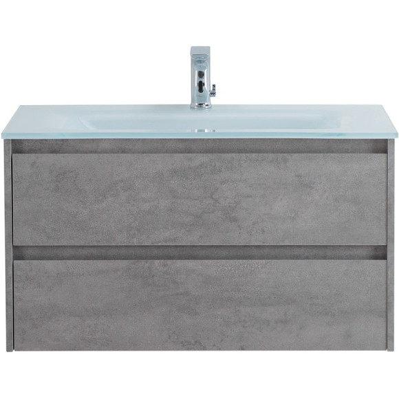 Тумба под раковину BelBagno Kraft 80 KRAFT-800-2C-SO-CG подвесная Cemento Grigio