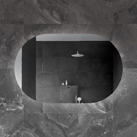 Зеркало Cezares Vague 110 CZR-SPC-VAGUE-1100-700-MOV с подсветкой с сенсорным выключателем и датчиком движения