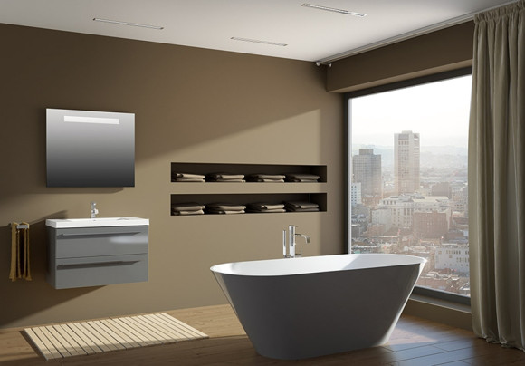 Ванна из искусственного камня Riho Bilbao 150x75 B119001105 (BS1200500000000) без гидромассажа