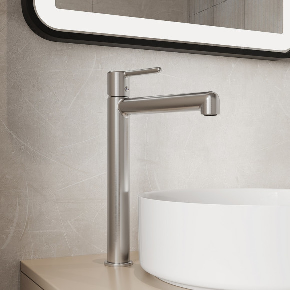 Смеситель для раковины Iddis Aiger AIGBC01i01 Хром матовый Смеситель для раковины Iddis Aiger AIGBC01i01 Хром матовый