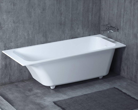 Ванна из искусственного камня Salini Orlanda Kit 160х70 102125M Белая матовая Ванна из искусственного камня Salini Orlanda Kit 160х70 102125M Белая матовая
