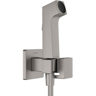 Гигиенический душ со смесителем Hansgrohe Bidette 29233340 Шлифованный черный хром