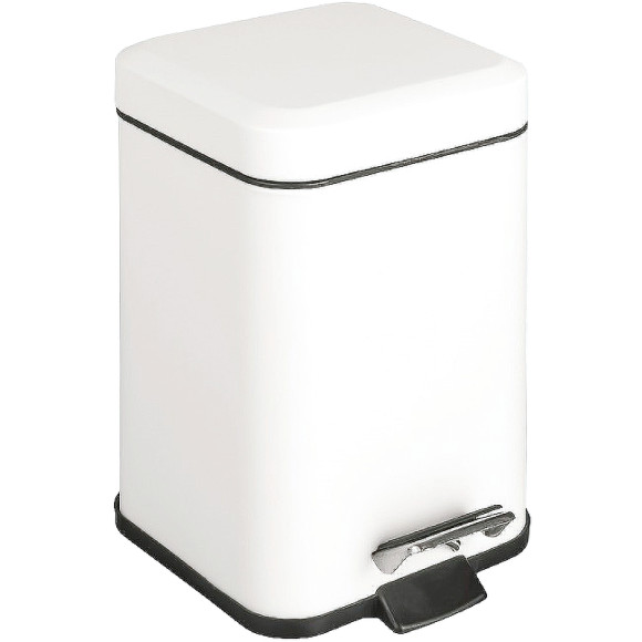 Ведро для мусора Colombo Design Black&White B9210.BM Белый матовый