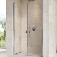 Душевая дверь Ravak Chrome CSDL2-90 0QV7CC0LZ1 профиль Хром стекло Transparent