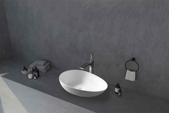 Раковина-чаша Abber Stein 60 AS2615 Белая матовая Раковина-чаша Abber Stein 60 AS2615 Белая матовая