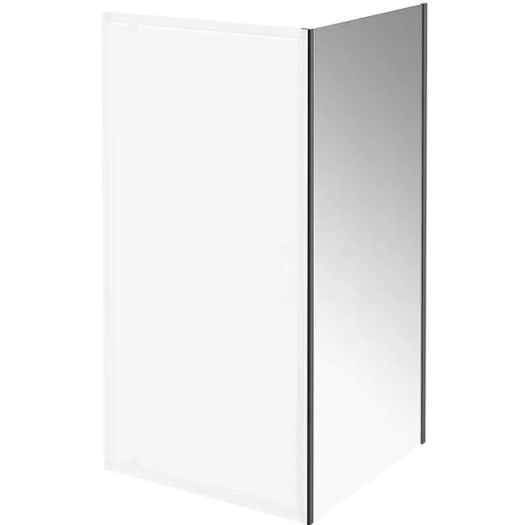 Душевая стенка Kerama Marazzi Vetro 100 VE.100.FP.BLK.M профиль Черный матовый стекло прозрачное