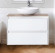 Тумба под раковину BelBagno Kraft 70 KRAFT-700-2C-SO-BO подвесная Bianco Opaco