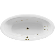 Акриловая ванна Excellent Lumina 190x95 WAEX.LUM19.LINE.BR с гидромассажем
