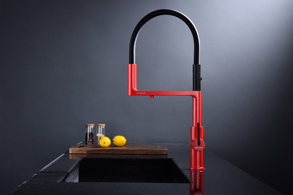 Смеситель для кухни Paulmark Tornado To213402-FI Пламя