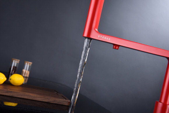 Смеситель для кухни Paulmark Tornado To213402-FI Пламя