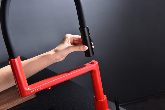 Смеситель для кухни Paulmark Tornado To213402-FI Пламя