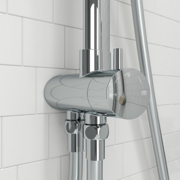 Душевая система Iddis Swipe SWI3F97i76 Хром Душевая система Iddis Swipe SWI3F97i76 Хром