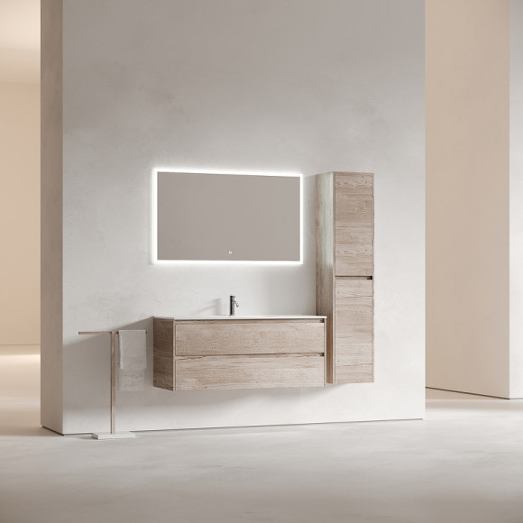 Тумба под раковину Sancos Libra 120 LB120-1EG подвесная Дуб галифакс натуральный