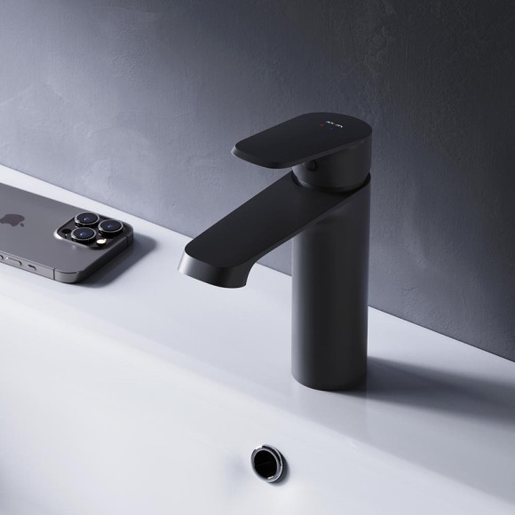 Смеситель для раковины AM.PM Func F8F02122 Черный матовый Смеситель для раковины AM.PM Func F8F02122 Черный матовый