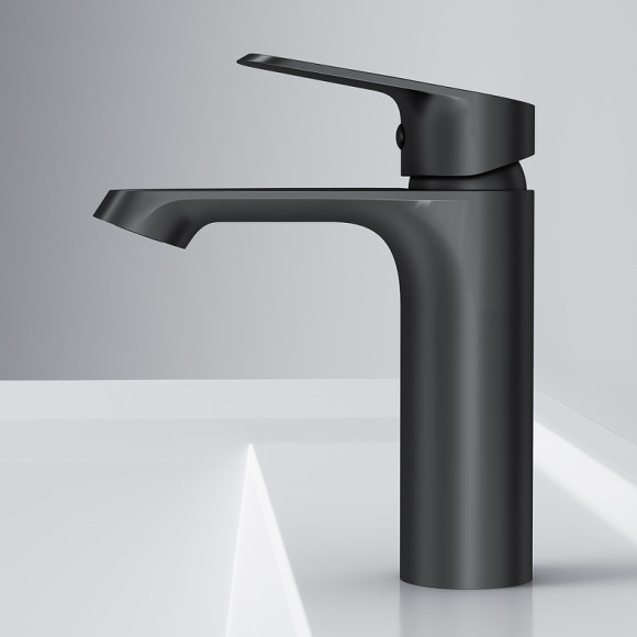 Смеситель для раковины AM.PM Func F8F02122 Черный матовый Смеситель для раковины AM.PM Func F8F02122 Черный матовый