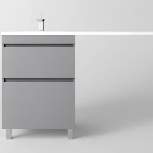 Тумба под раковину Style Line Даллас Леон 120 Люкс Plus СС-00002450 Серая Тумба под раковину Style Line Даллас Леон 120 Люкс Plus СС-00002450 Серая