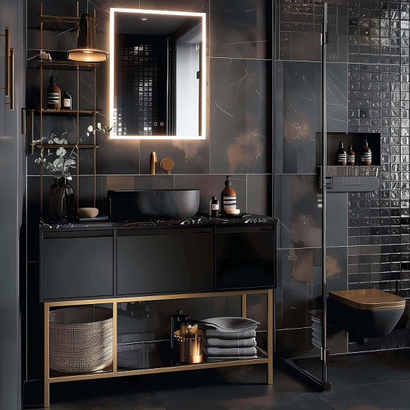 Зеркальный шкаф Aquatek 60 AQ7603B-MLC с подсветкой Хром Зеркальный шкаф Aquatek 60 AQ7603B-MLC с подсветкой Хром