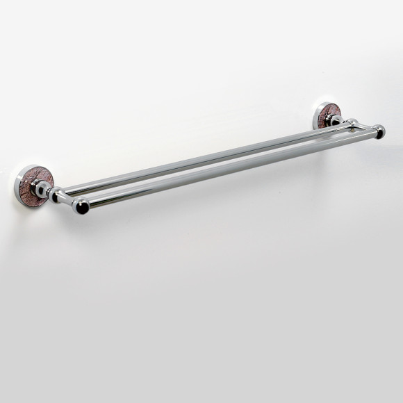 Полотенцедержатель WasserKRAFT Nau K-7740 двойной Хром Полотенцедержатель WasserKRAFT Nau K-7740 двойной Хром