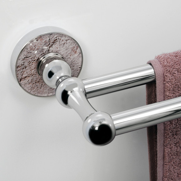 Полотенцедержатель WasserKRAFT Nau K-7740 двойной Хром Полотенцедержатель WasserKRAFT Nau K-7740 двойной Хром