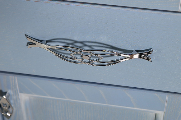 Комплект мебели для ванной ASB-Woodline Модерн 85 Рошфор с Белой патиной