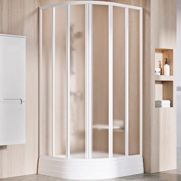 Душевой уголок Ravak Supernova SKCP6-90 90x90 32070100ZG профиль Белый стекло Grape