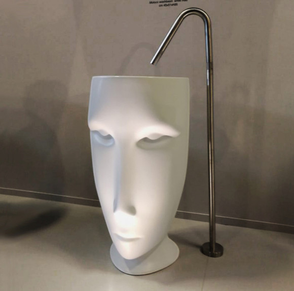 Раковина Kerasan Artwork Moloco 45 474001 Белая