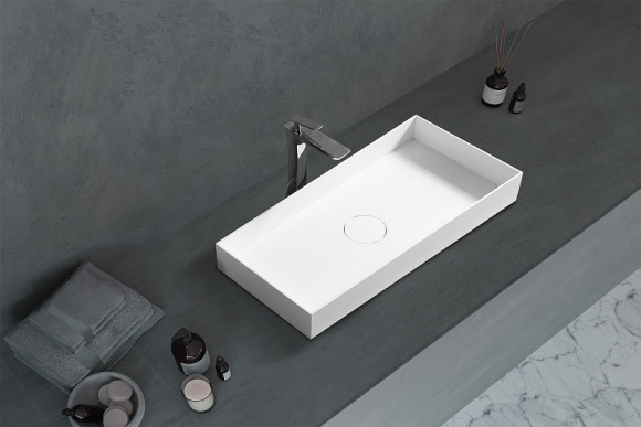 Раковина-чаша Abber Stein 80 AS2622 Белая матовая