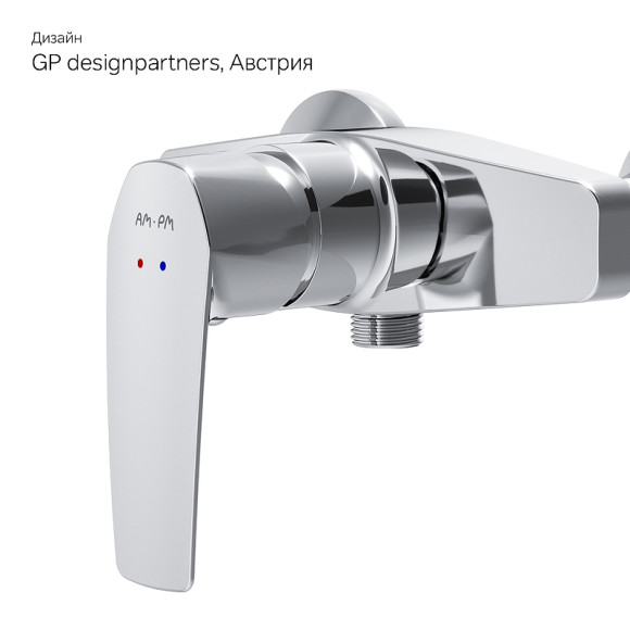 Смеситель для душа AM.PM Gem F90A20000 Хром Смеситель для душа AM.PM Gem F90A20000 Хром