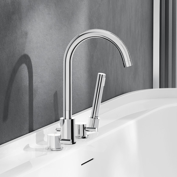 Смеситель на борт ванны Damixa Scandinavian Pure 360400000 Хром