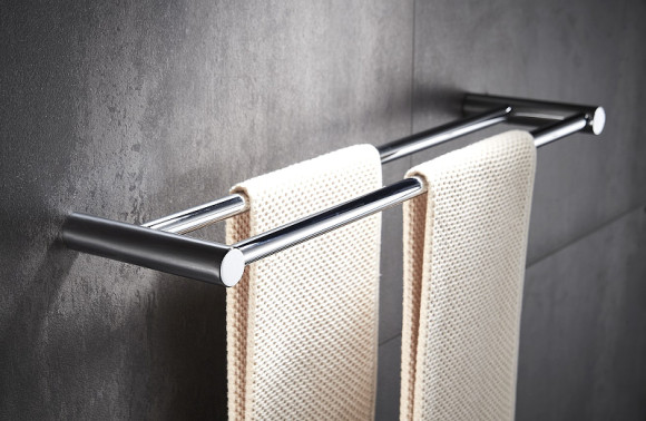 Полотенцедержатель Haiba HB8409 двойной Хром Полотенцедержатель Haiba HB8409 двойной Хром