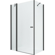 Душевой уголок New Trendy New Soleo Black 90х70 K-0679 профиль Черный стекло прозрачное