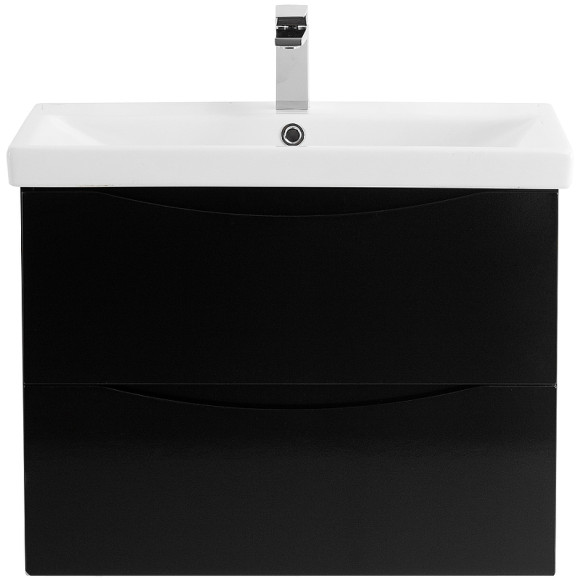 Тумба под раковину BelBagno Marino-Cer 60 MARINO-CER-600-2C-SO-NL-P подвесная Nero Lucido