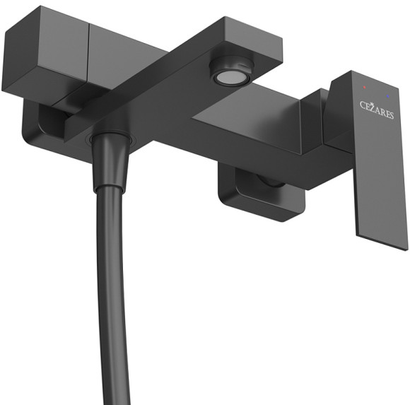 Смеситель для ванны Cezares Slider SLIDER-VD-NOP Черный матовый