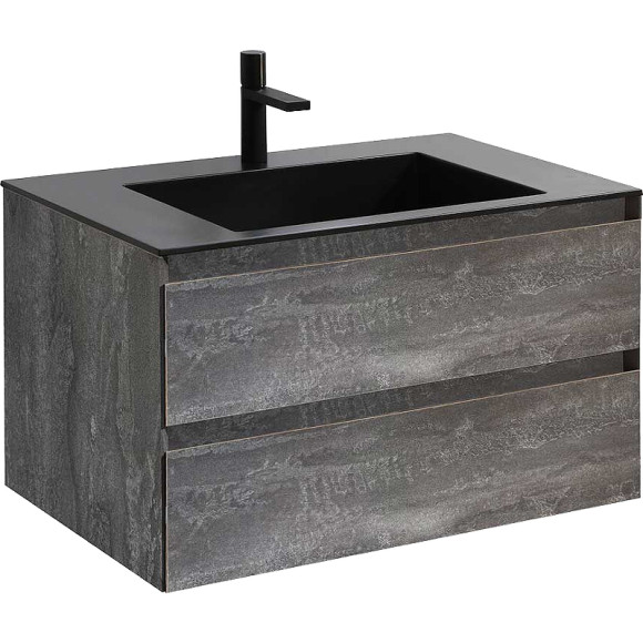Тумба под раковину Vincea Luka 80 VMC-2L800GS подвесная G.Stone