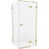Душевой уголок New Trendy Avexa Gold 80х70 R EXK-1729 профиль Брашированное золото стекло прозрачное Душевой уголок New Trendy Avexa Gold 80х70 R EXK-1729 профиль Брашированное золото стекло прозрачное