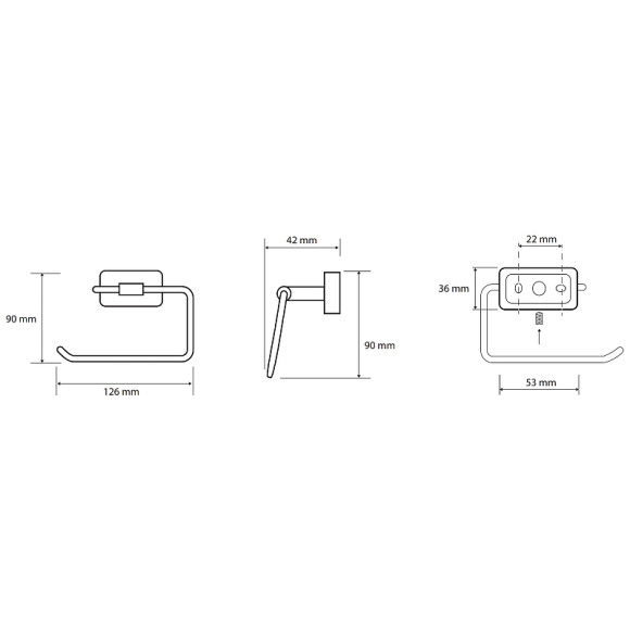 Держатель туалетной бумаги Bemeta Niki 153112022 Хром
