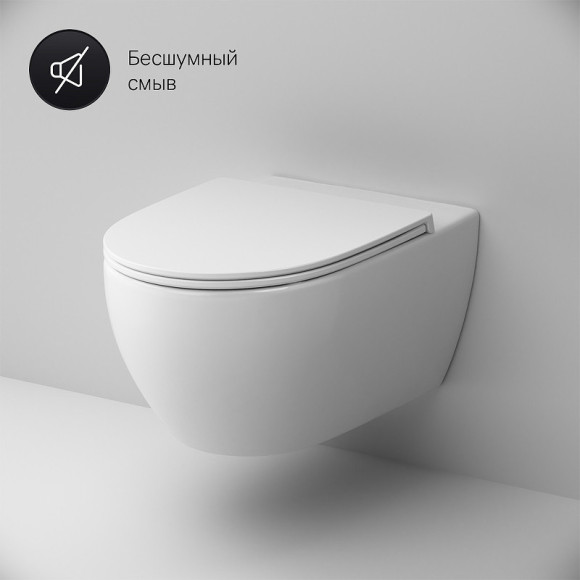 Унитаз AM.PM Awe C111700WH подвесной без сиденья