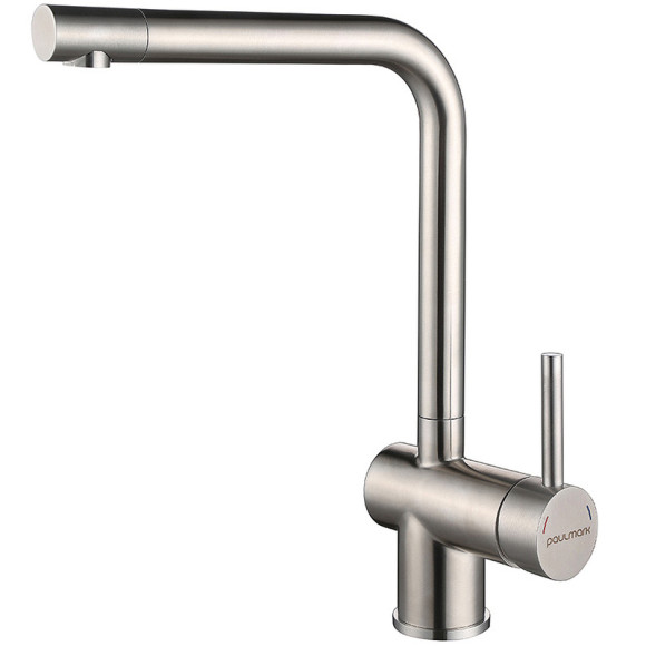 Смеситель для кухни Paulmark Spring Sp212067-SS Нержавеющая сталь