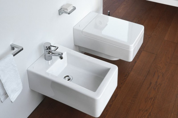 Биде Laufen Living 8.3043.2 подвесное без крышки