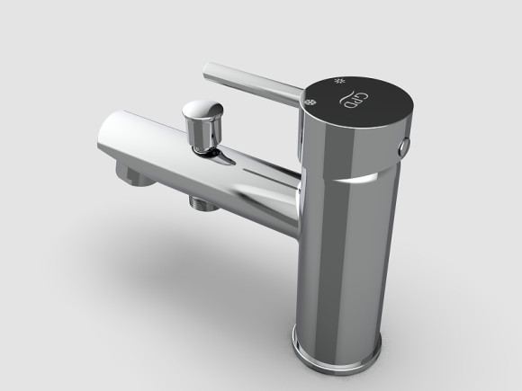 Смеситель на борт ванны GPD Espina MTK70 Хром