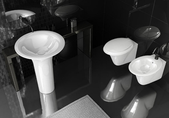 Унитаз Hatria Sculture YXKN01 подвесной без сиденья Унитаз Hatria Sculture YXKN01 подвесной без сиденья