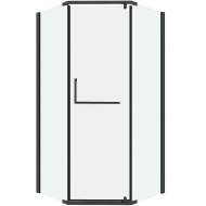 Душевой уголок Grossman Pragma 100х100 302.K33.03.1010.42.00 профиль Графит сатин стекло прозрачное