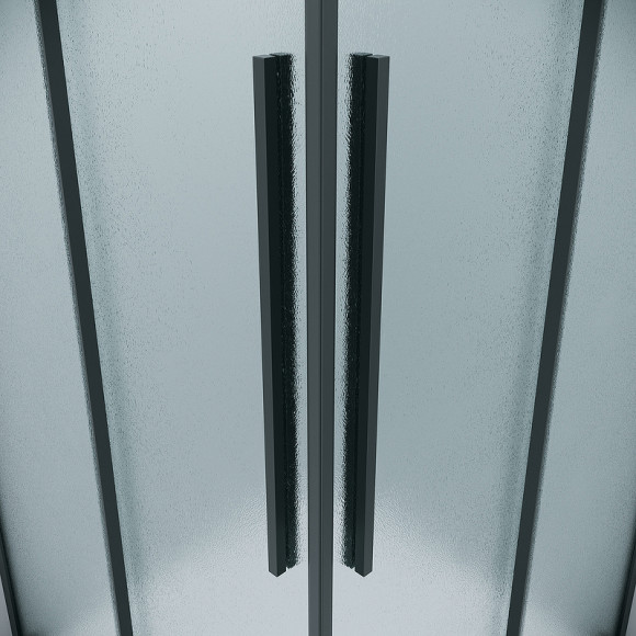 Душевой уголок Grossman Galaxy 80х80 300.K33.01.8080.21.02 профиль Черный матовый стекло шиншилла Душевой уголок Grossman Galaxy 80х80 300.K33.01.8080.21.02 профиль Черный матовый стекло шиншилла