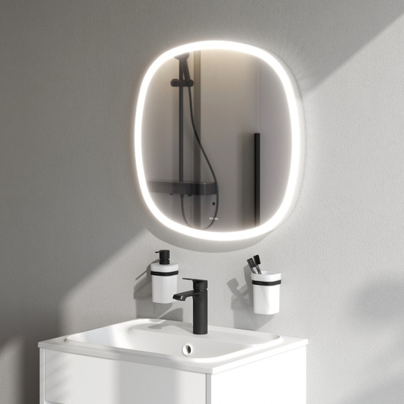 Зеркало AM.PM Func 60 M8FMOX0601WGS с подсветкой с ИК-сенсорным выключателем