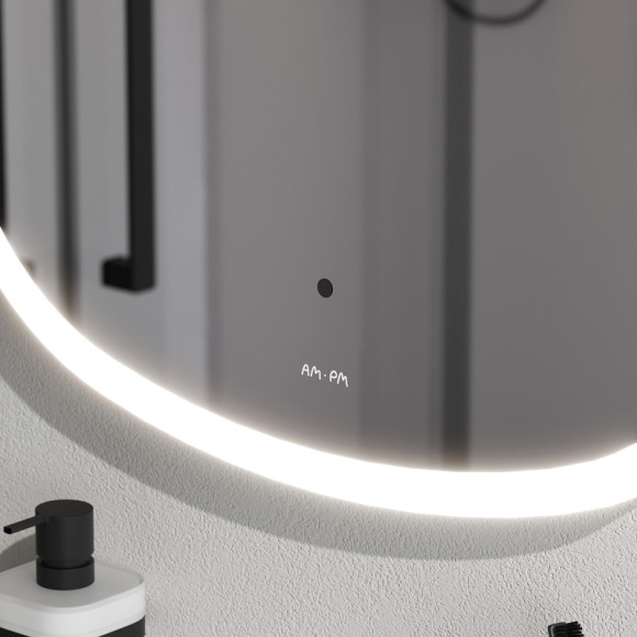 Зеркало AM.PM Func 60 M8FMOX0601WGS с подсветкой с ИК-сенсорным выключателем