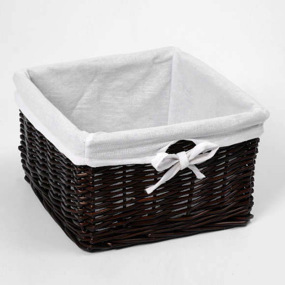 Корзина для аксессуаров WasserKRAFT Alme WB-150-M Темно-коричневая