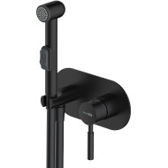 Гигиенический душ со смесителем WasserKRAFT Gollach 3338 Черный матовый